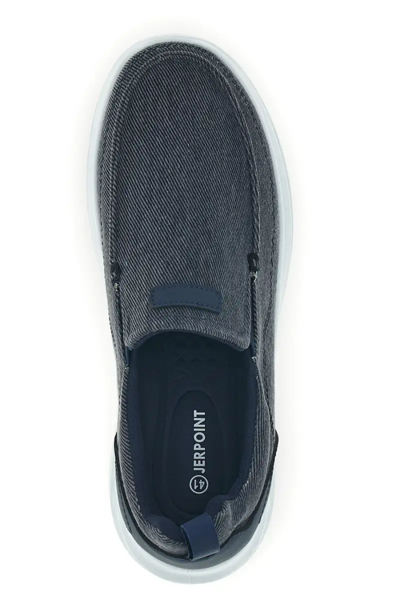 Mocassini blu in tessuto leggero Jerpoint PK6130C [NAVY] miniatura 3