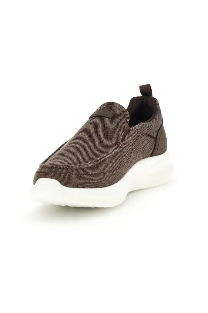 Mocassini marroni in tessuto leggero Jerpoint PK6130A [MARRONE] miniatura 4
