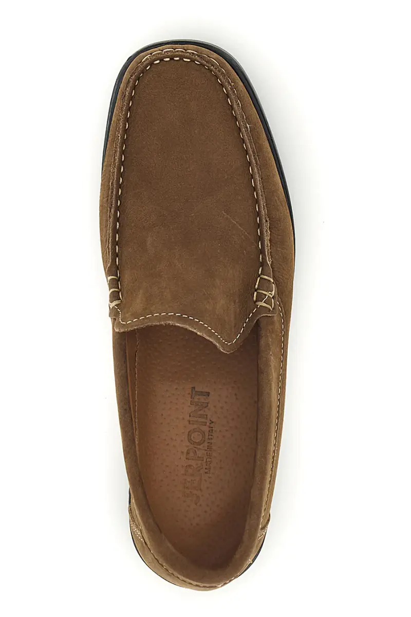 Mocassini marroni in vera pelle Made in Italy Jerpoint 101 [MARRONE] miniatura 5