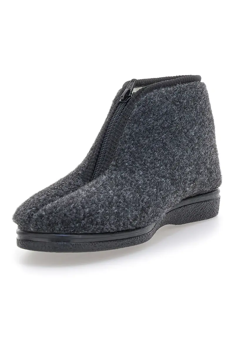 Pantofole nere con cerniera Jerpoint CA249 [NERO] miniatura 3