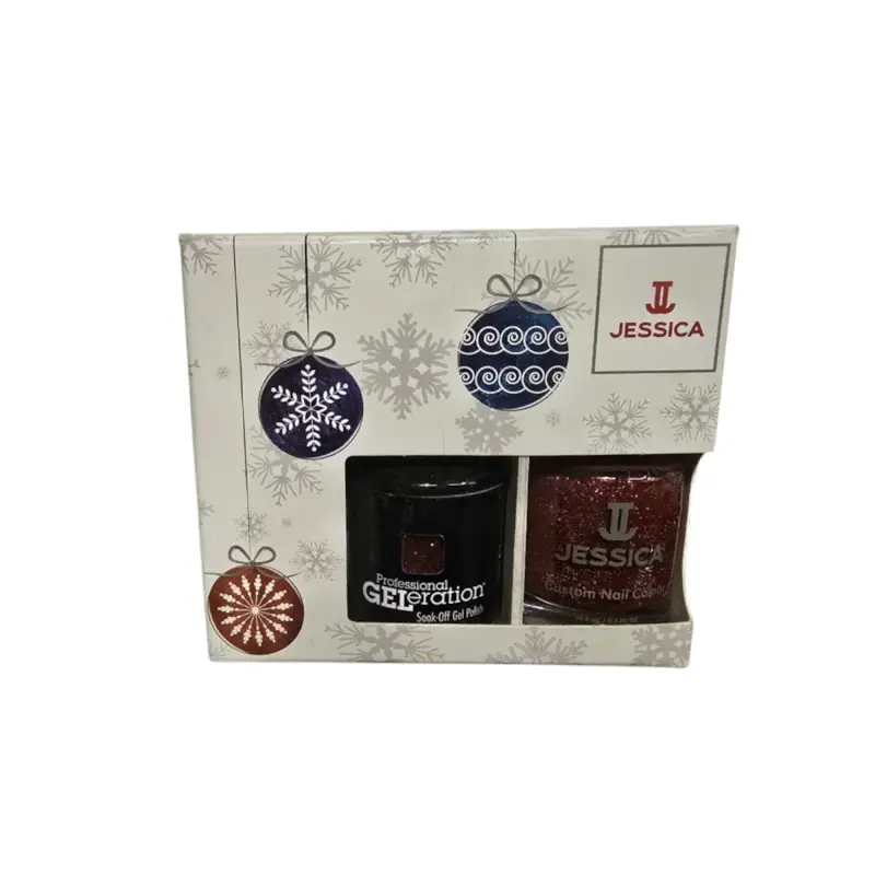 Winter Set Jessica Custom Colors Smalto Purple Lust 14,8 ml + Professional GELeration Smalto Semipermanente Purple Lust 15 ml