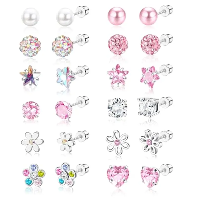 JeweBella Orecchini Donna Rosa 808976