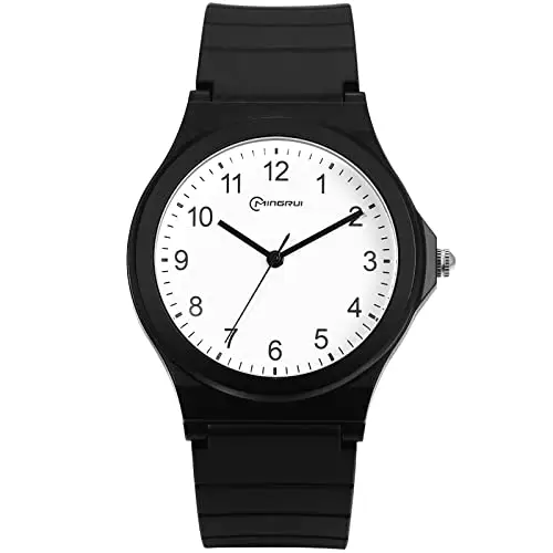 JewelryWe Orologi da polso da Donna, in Silicone, Analogico, al Quarzo,Regalo per Donna Ragazze,Festa dei