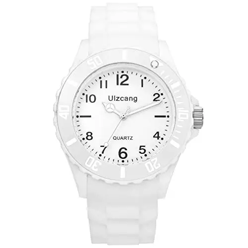 JewelryWe - Orologi da polso da Ragazze Donna, in Silicone Colorati, Analogico, al Quarzo,Regalo per Donna Ragazze