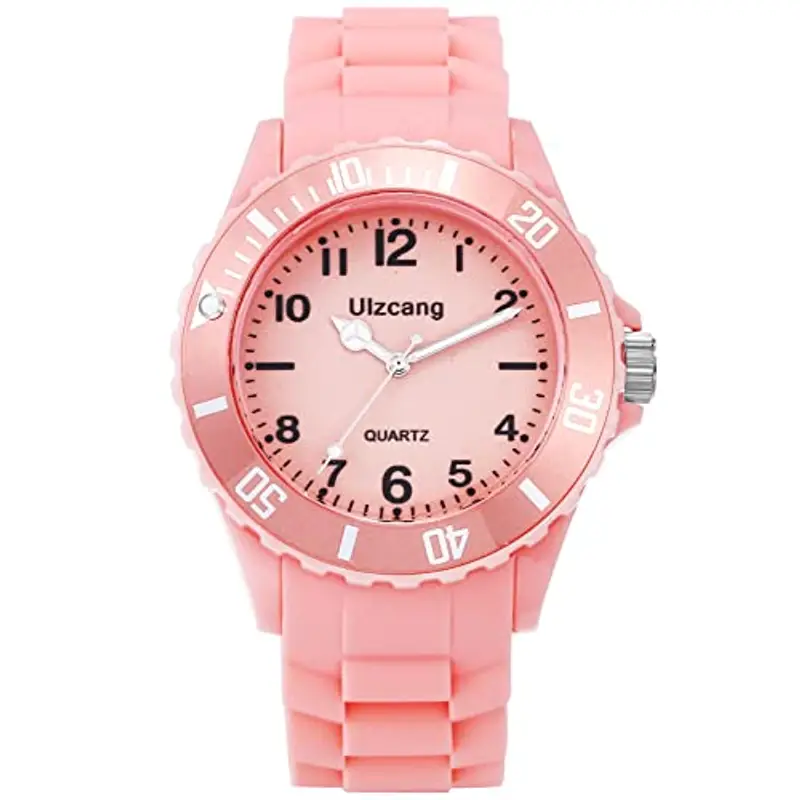 JewelryWe - Orologi da polso da Ragazze Donna, in Silicone Colorati, Analogico, al Quarzo,Regalo per Donna Ragazze