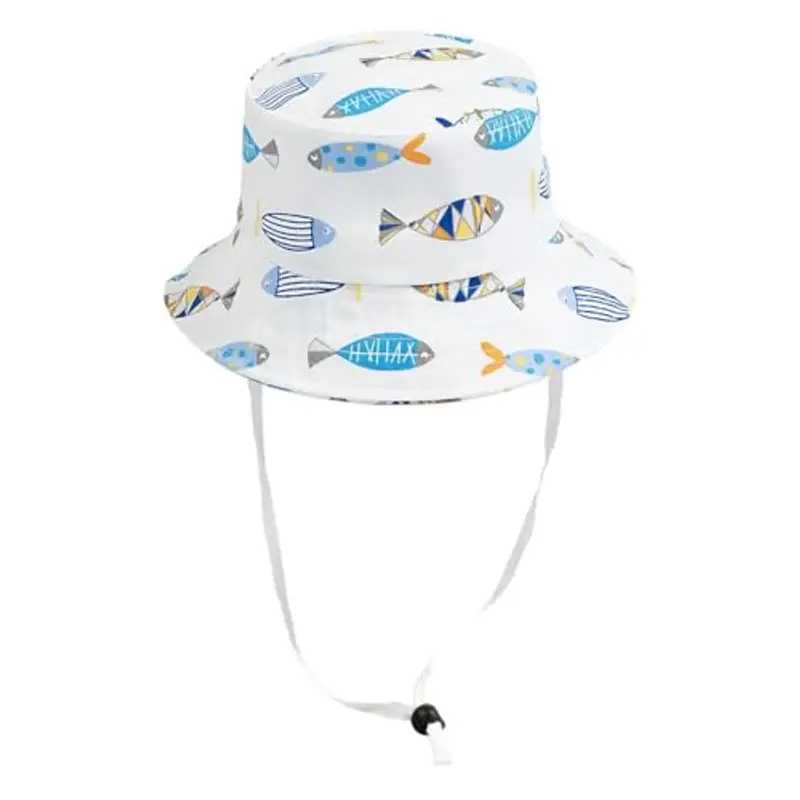 JEYORZY Cappello da Sole Bambino Regolabile con Protezione Solare