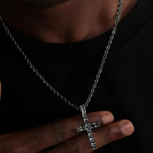 JEYORZY Collane Uomo Nero 2742410 miniatura 2