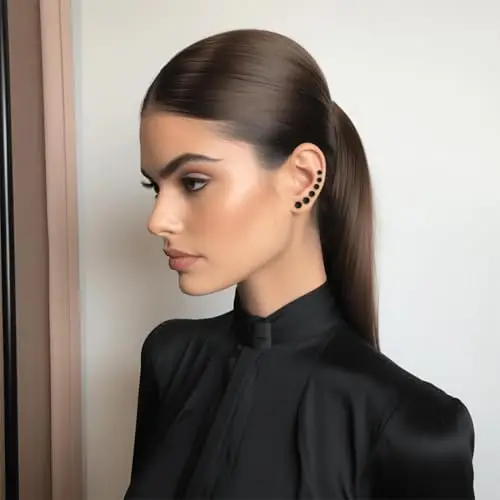 JEYORZY Orecchini Uomo Nero 3233681 miniatura 3