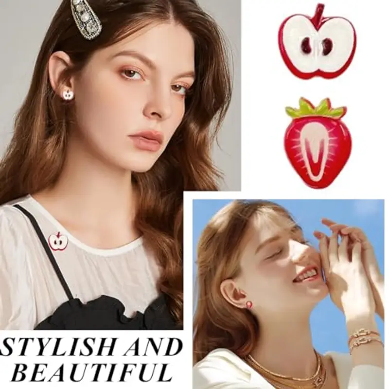 JEYORZY Orecchini Donna Rosso 1597730 miniatura 3