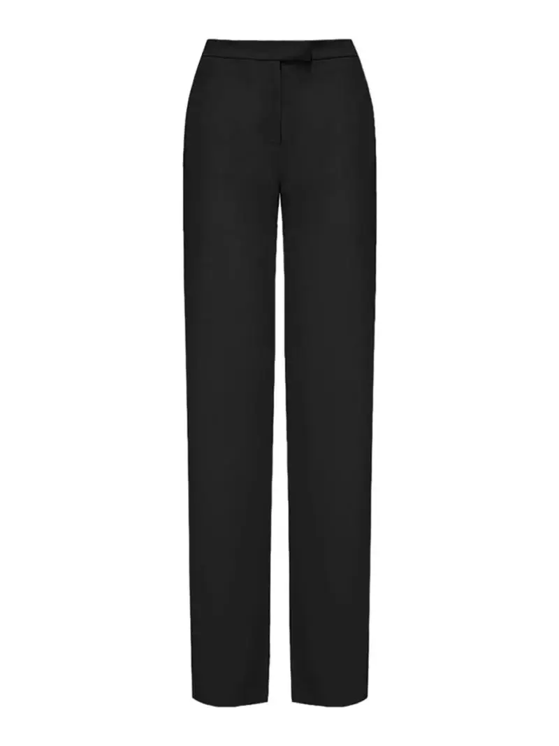 Pantalone nero a vita alta