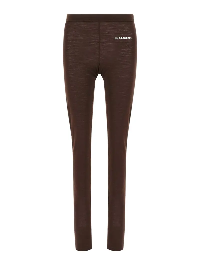 Jil Sander Leggings Rosso 3356686