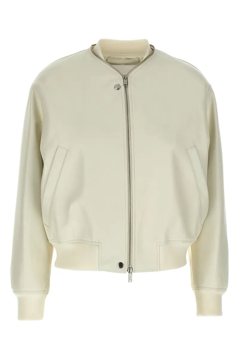 Bomber Pelle Bianco