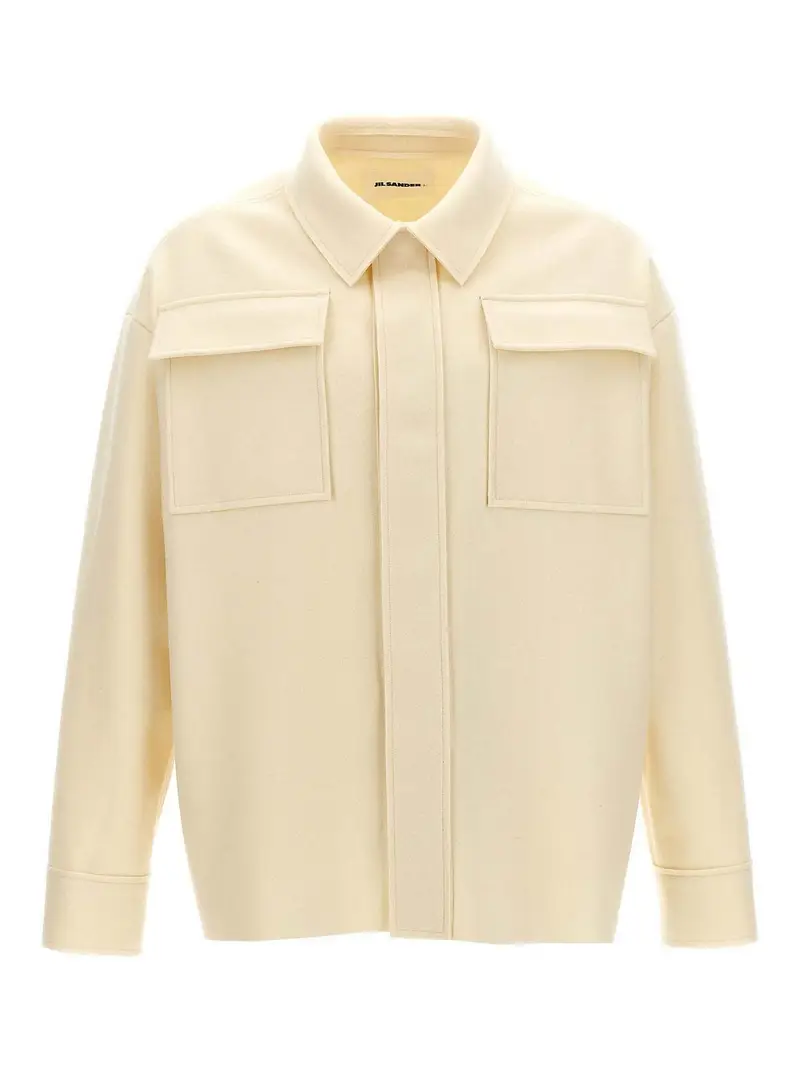 Camicia di stoffa Bianco