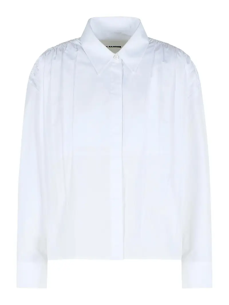 Camicia in cotone bianco