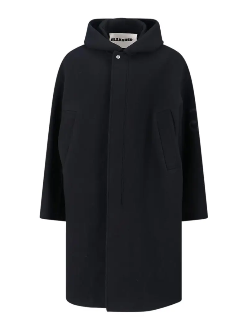 Cappotto In Lana Vergine Nero