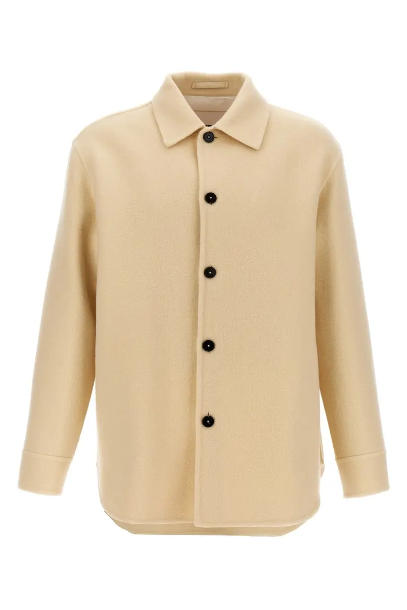 Cappotto Lana Beige