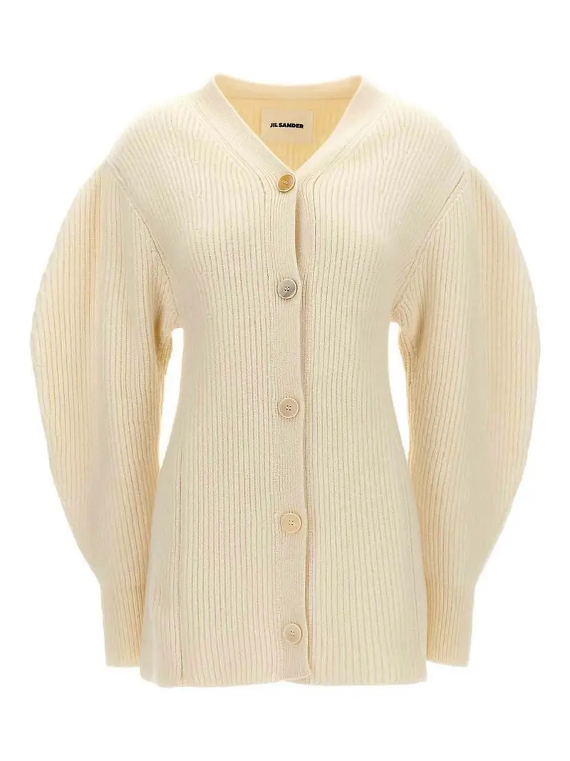 Jil Sander Cardigan Bianco 3261960