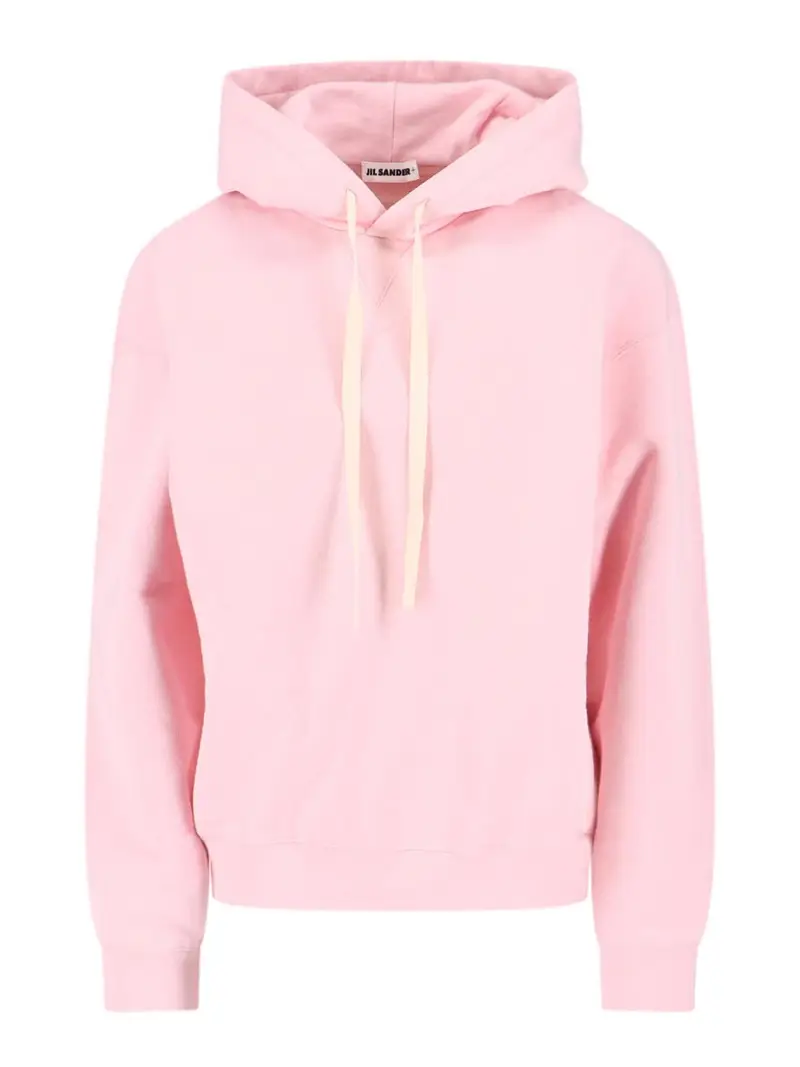 Felpa Cappuccio Logo Color Carne E Neutri