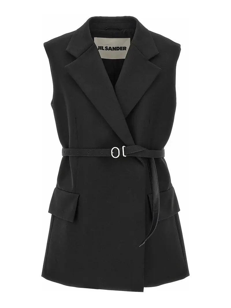 Jil Sander Gilet Nero 3331592