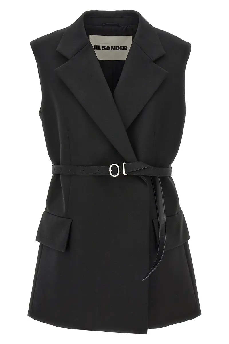 Jil Sander Gilet Nero 4333318