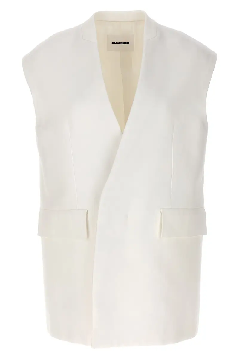 Jil Sander Gilet Bianco 4333070