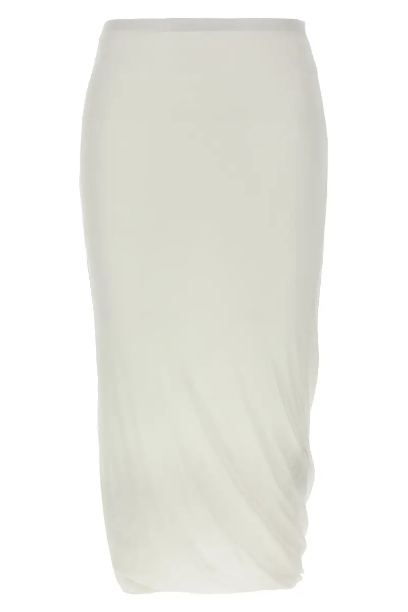 Gonna Midi Twisted Bianco