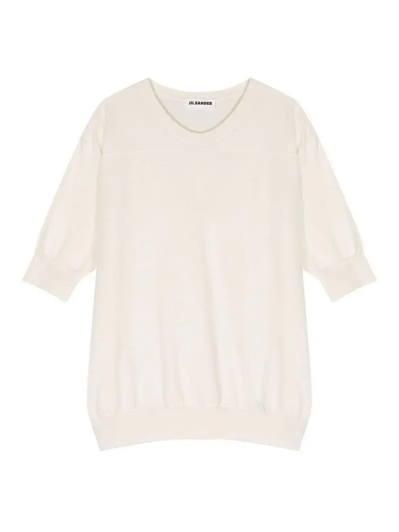 Maglietta girocollo Bianco