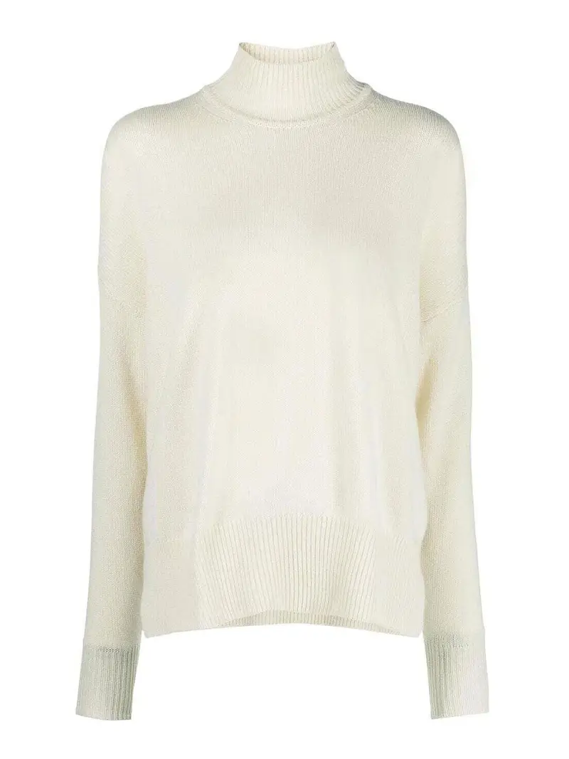 Maglione a collo alto Beige
