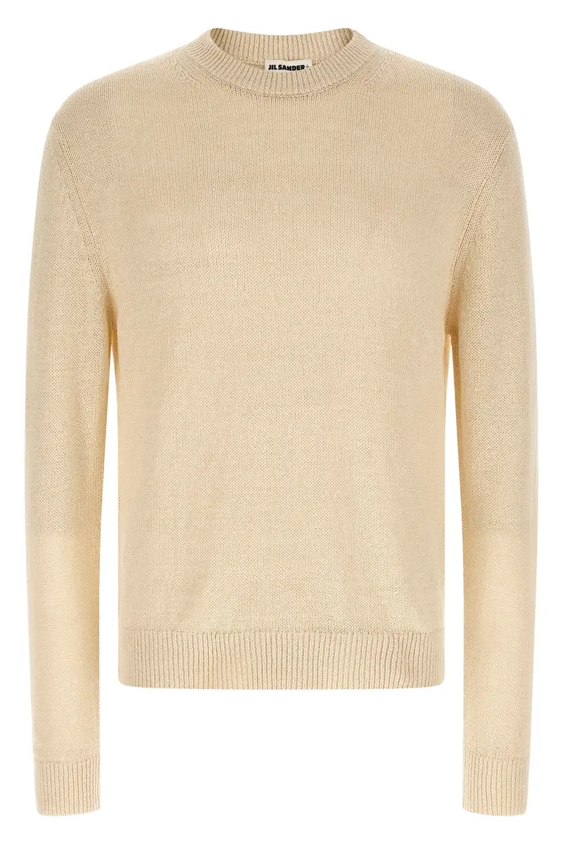 Maglione Canapa Seta Beige