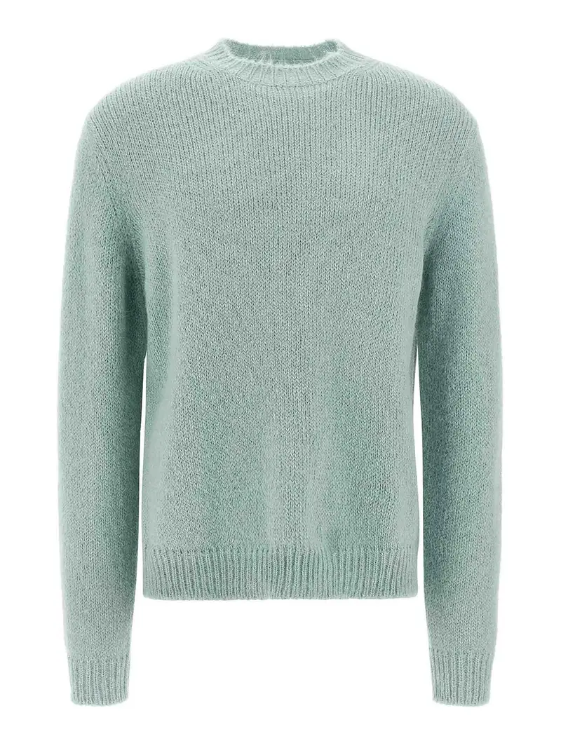 Maglione di lana alpaca Azzurro