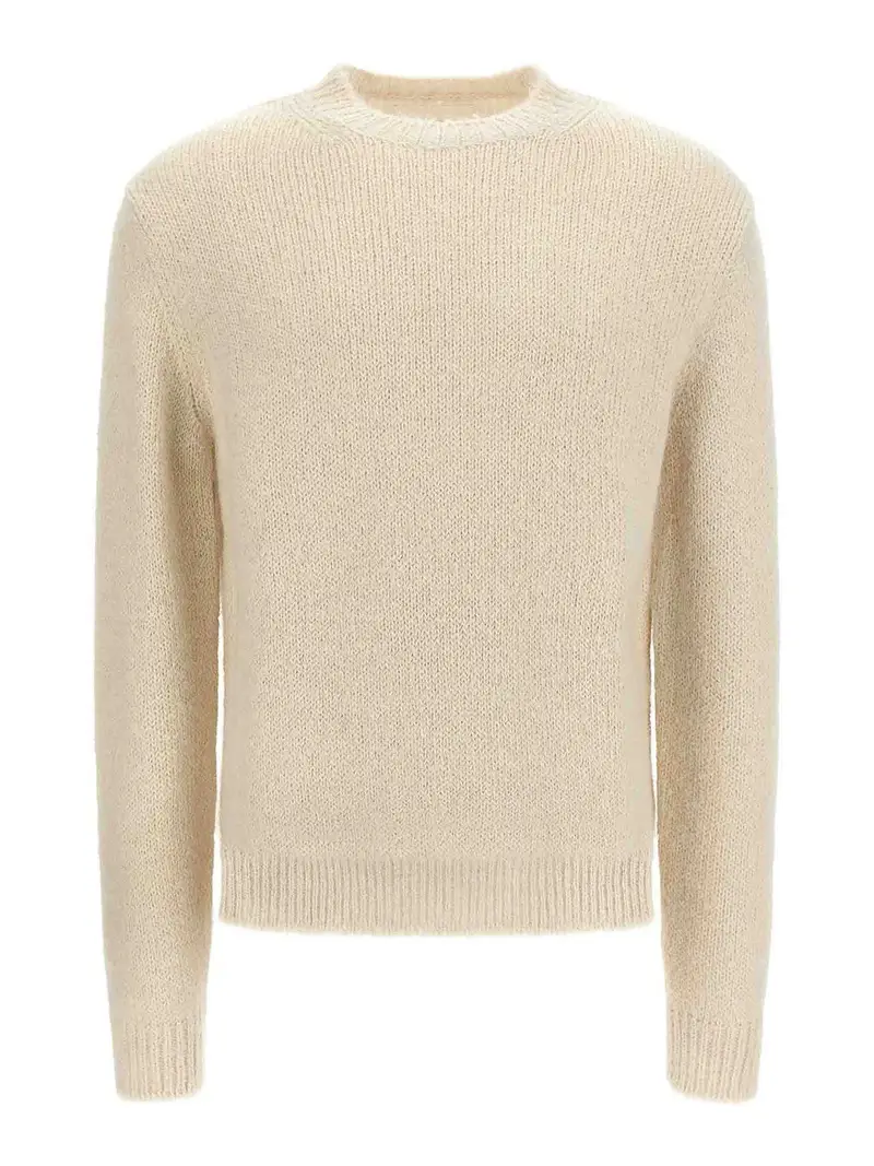 Maglione di lana alpaca Bianco