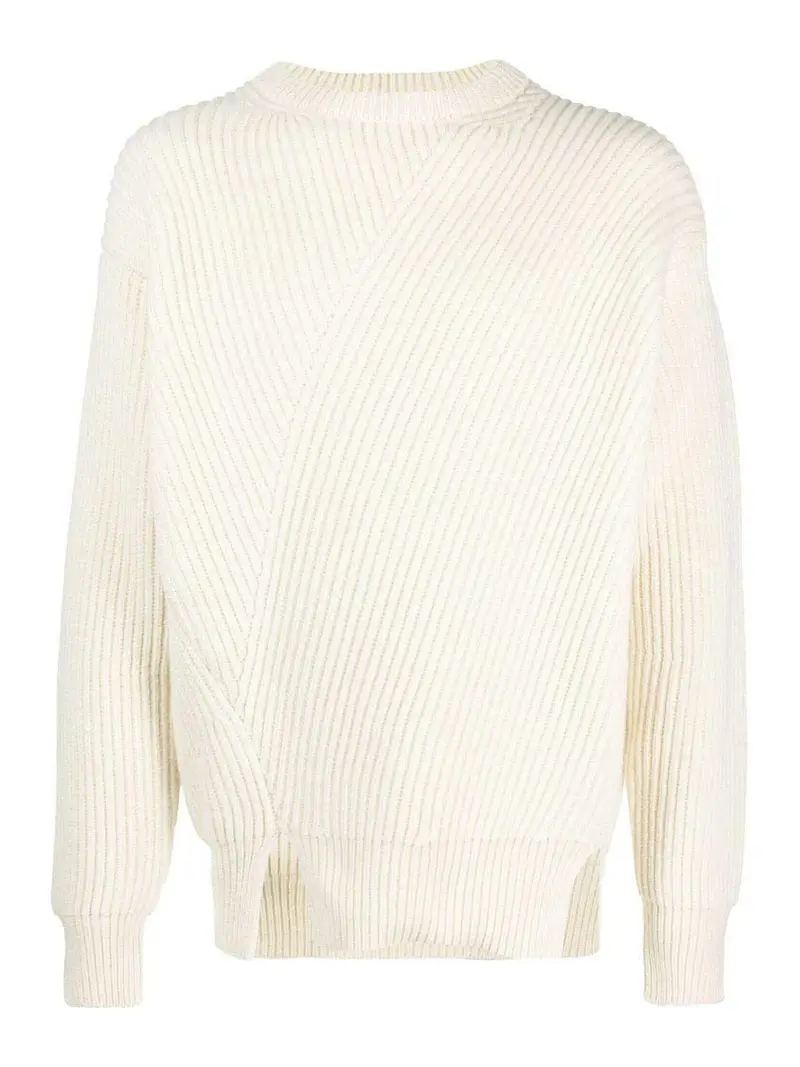 Maglione in lana merino Bianco