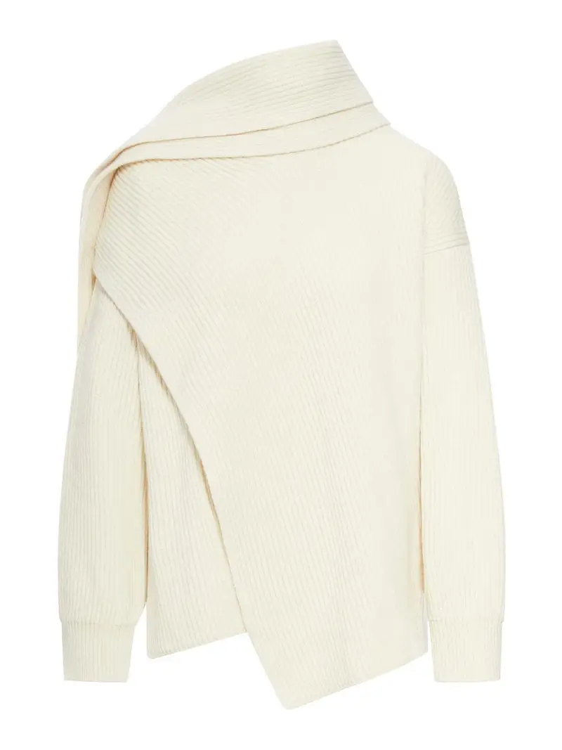 Maglione in lana pregiata Color Carne E Neutri