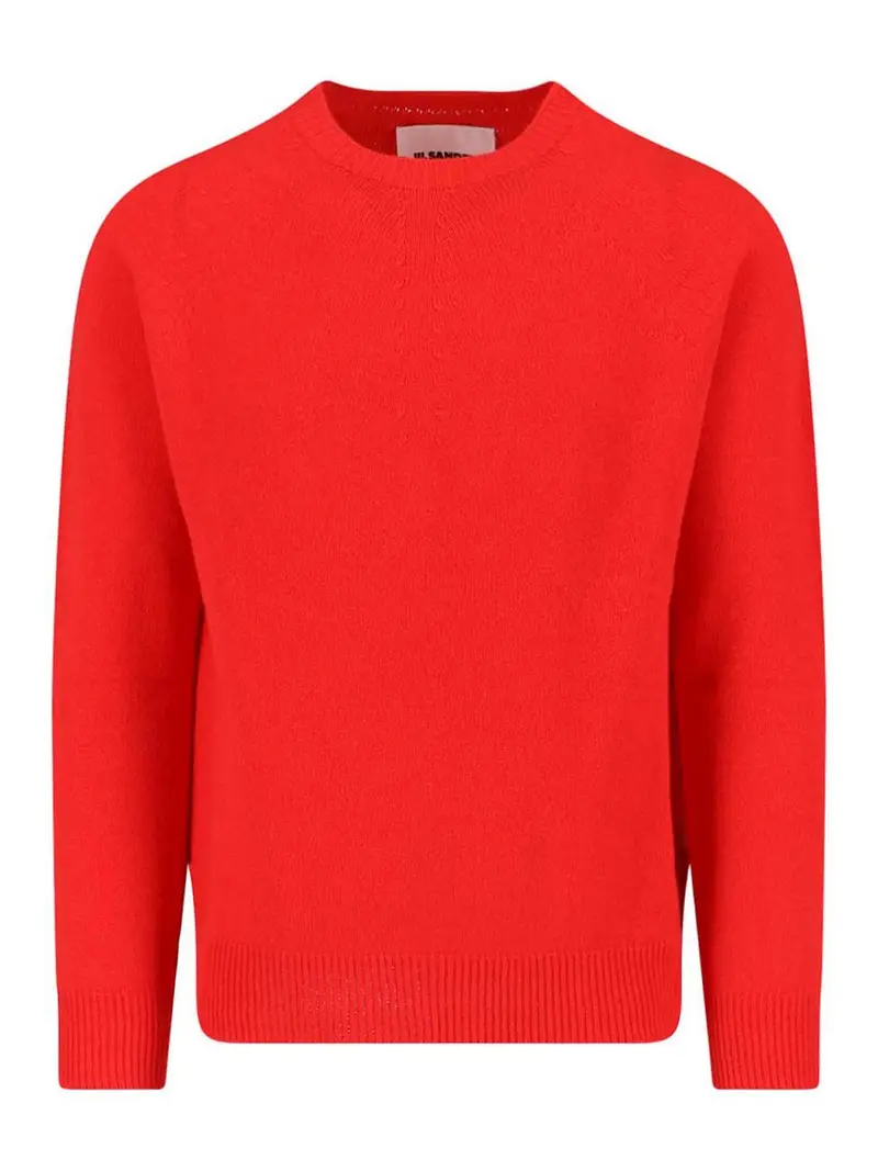 Maglione In Misto Lana Vergine E Cashmere Rosso