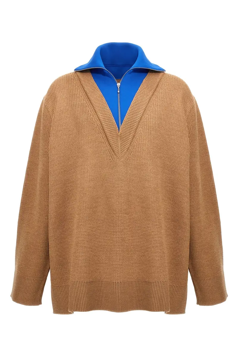 Maglione Inserto Half Zip Multi