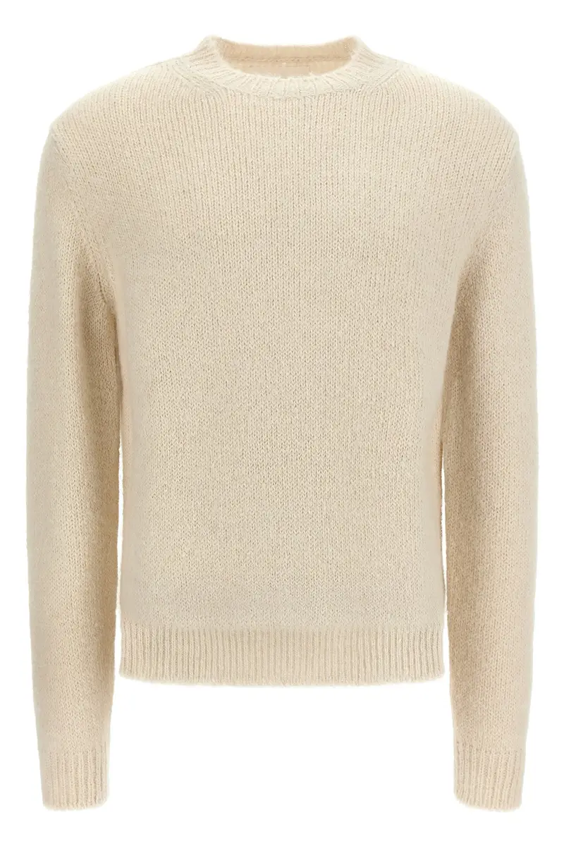 Maglione Lana Alpaca Bianco