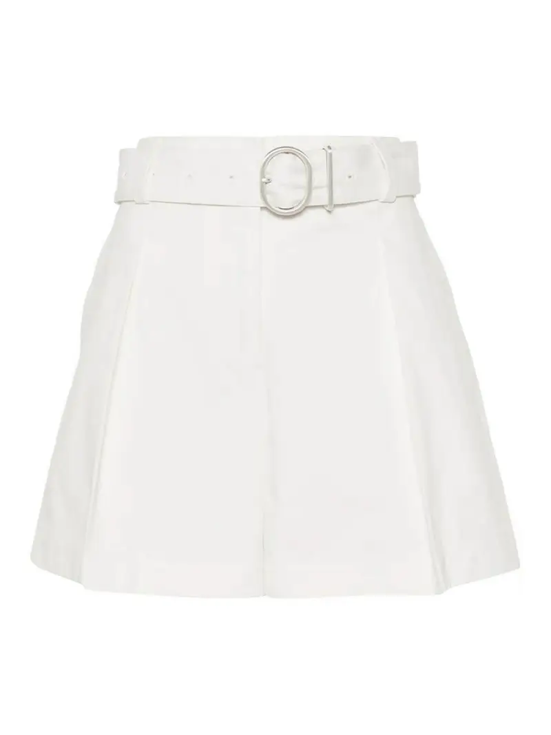 Pantaloncini di cotone Bianco