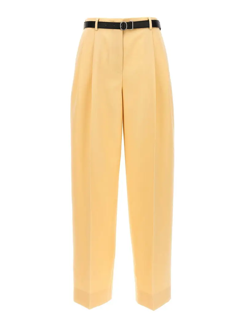 Pantaloni di lana pences Giallo