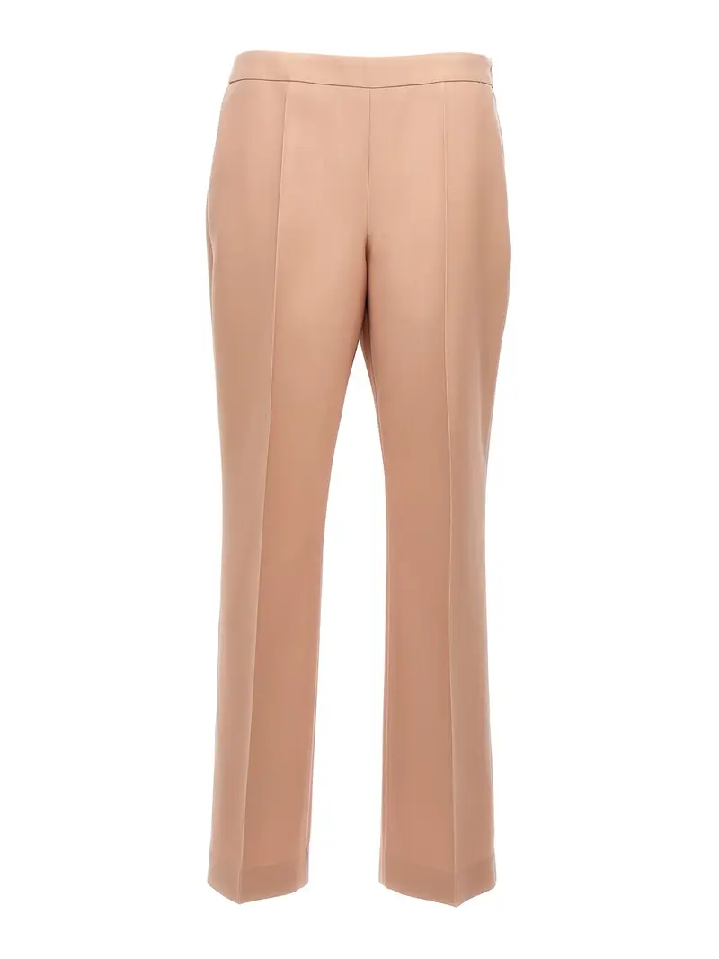 Pantaloni in lana Beige