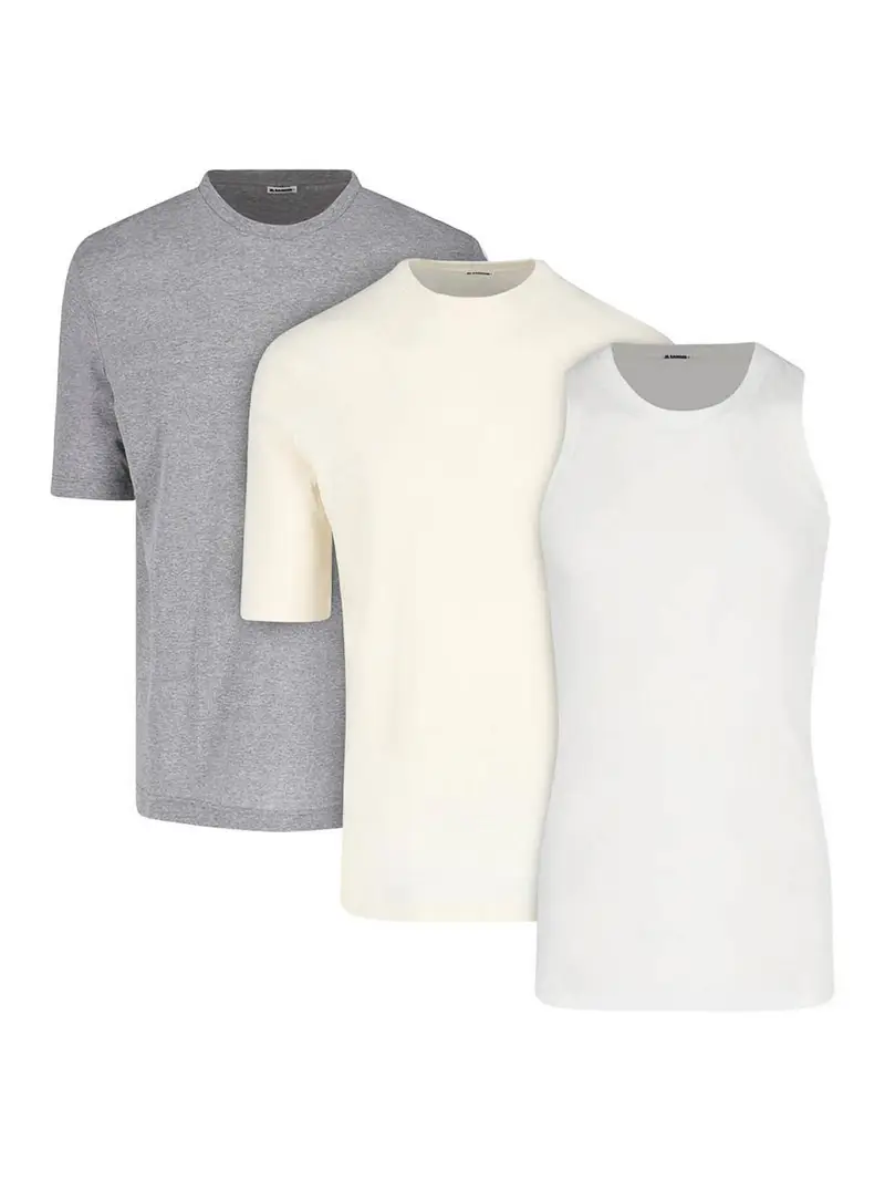 Set 2 T-Shirt E Tank Top Multicolore