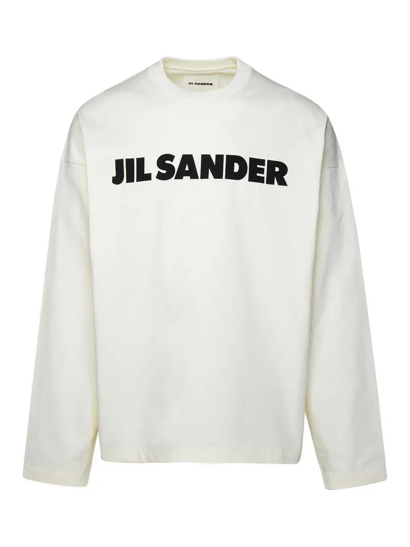 Jil Sander T-shirt Crema 4230140
