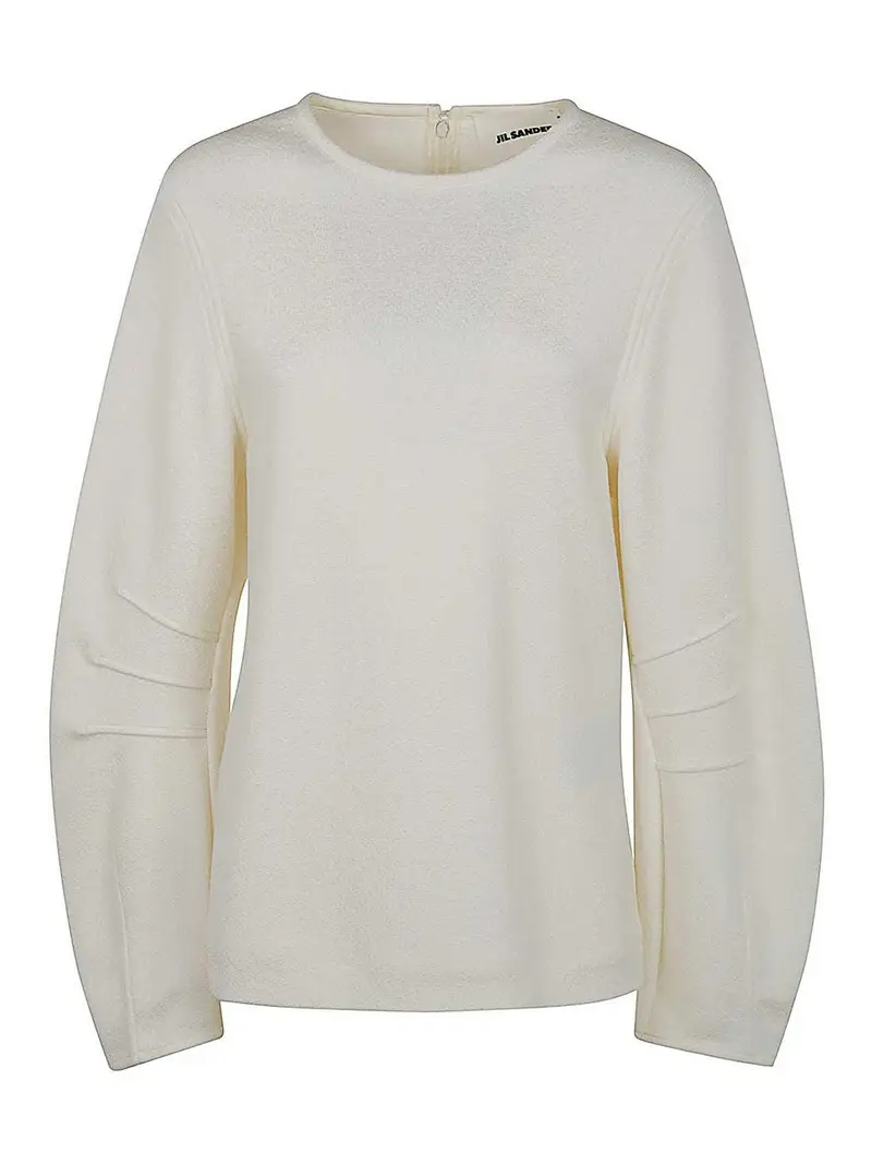 Jil Sander Top Donna Bianco 3263161