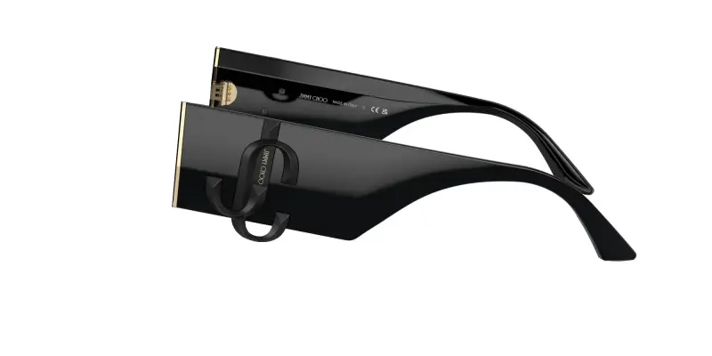 Jimmy Choo Aste di ricambio JC5006U Aste di ricambio Acetato Nero miniatura 2