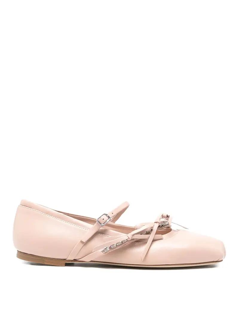 Ballerine in pelle Loli Rosa Chiaro