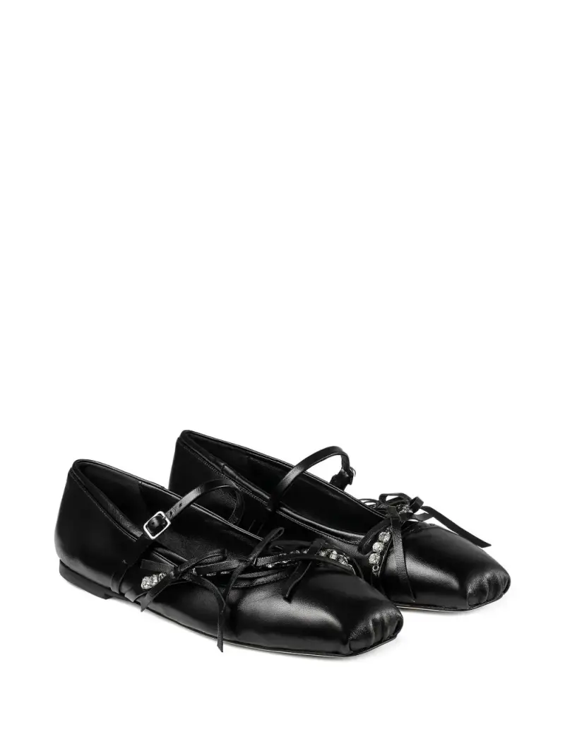 Jimmy Choo Ballerine Nero 4022493 miniatura 2