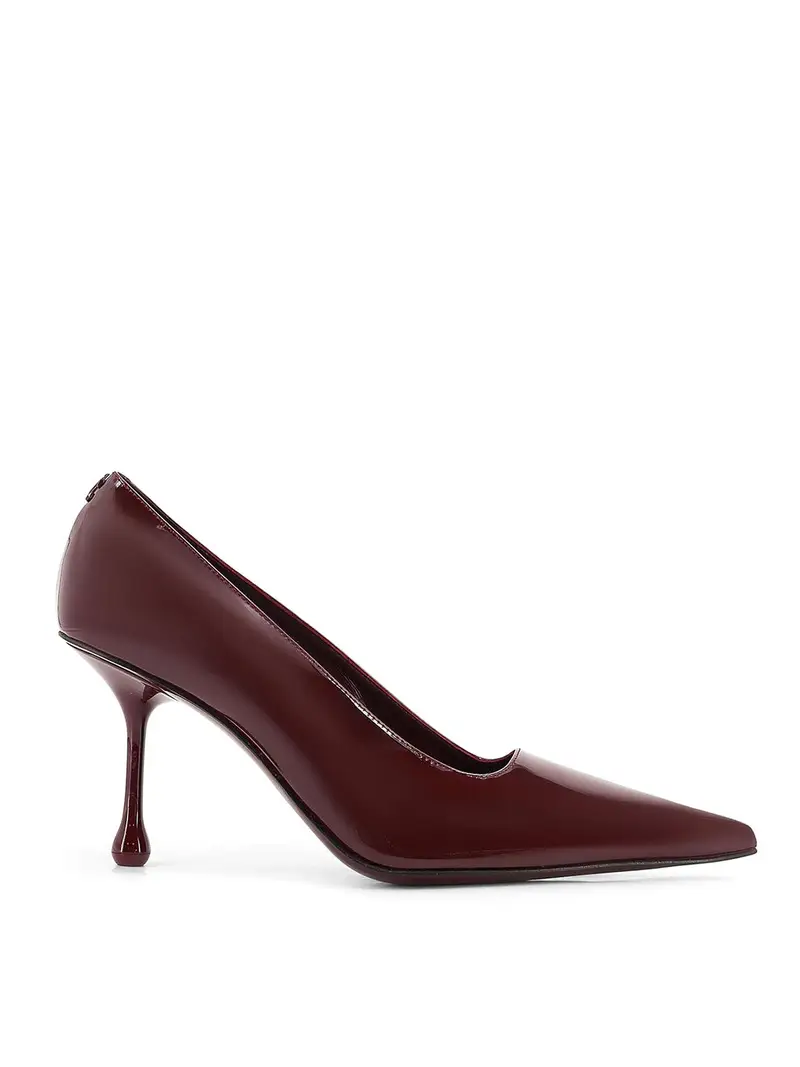 Decollet Ixia 80 In Pelle Marrone