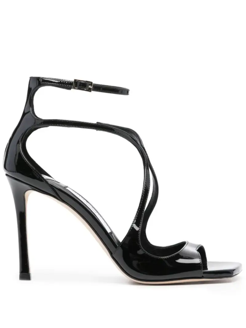 decolletè in vernice NERO