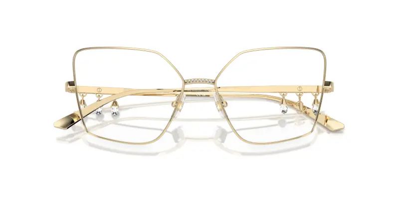 Donna JC2005B 3006 Montature da vista Metallo Oro Cat Eye miniatura 2