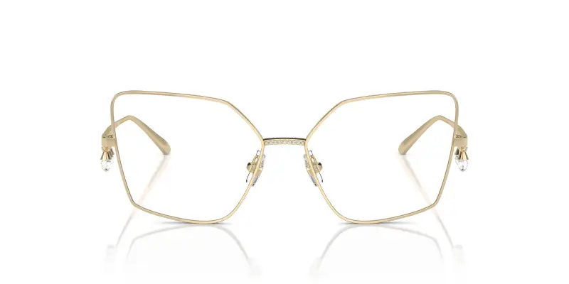 Donna JC2005B 3006 Montature da vista Metallo Oro Cat Eye miniatura 3