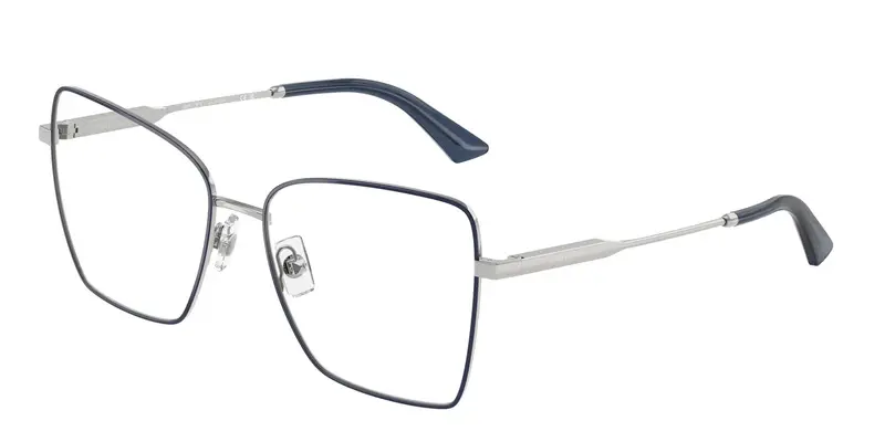 Jimmy Choo Donna JC2007  3021 Montature da vista Acciaio Argento Trasparente Pillow Normale